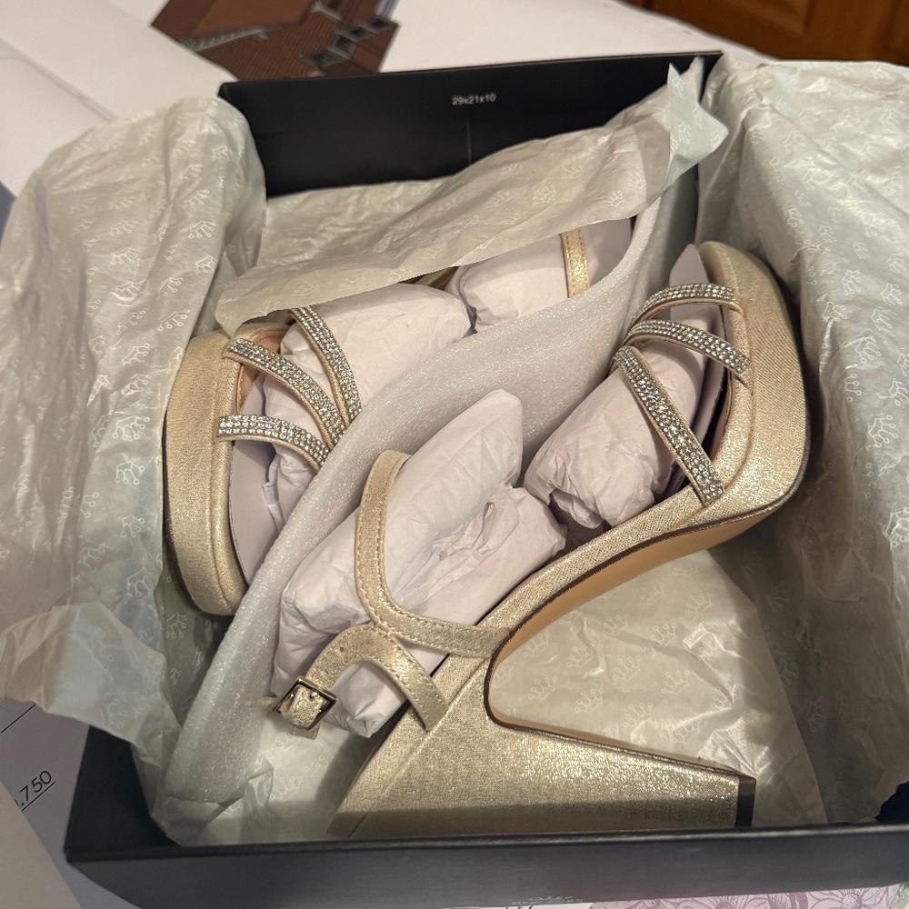 Nina Women's Saralyn Platform Block Heel Evening Sandals